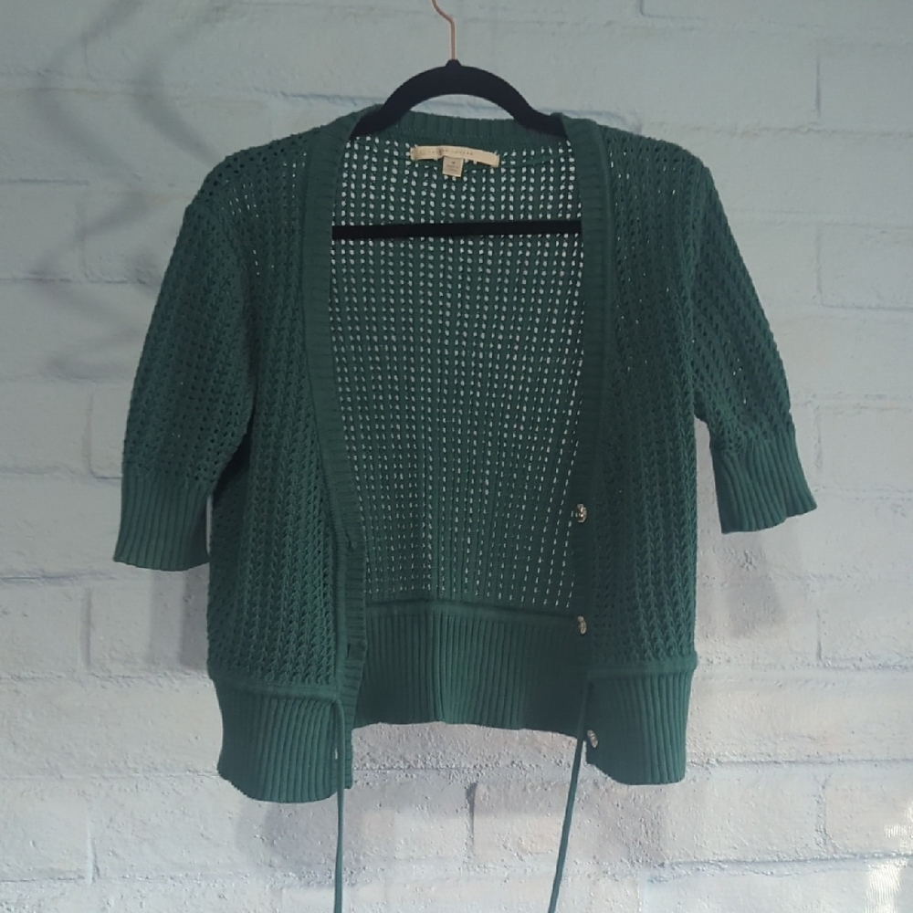 LC Lauren Conrad Green Cardigan Sweater